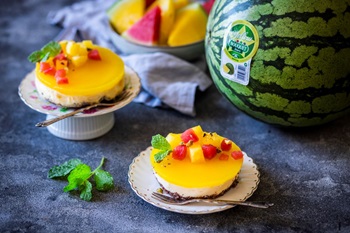 Mini cheesecaky s melounem 1